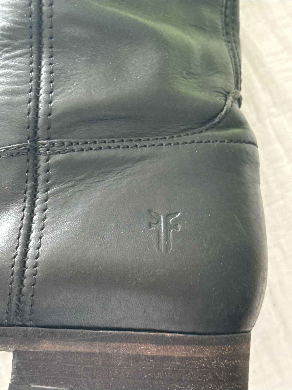 Frye Melissa Black Leather riding boots Boots - Picture 5 of 6